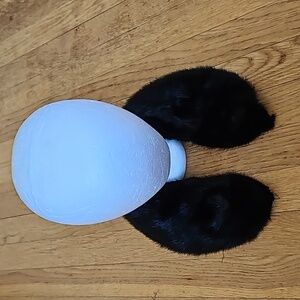 Vintage real mink fur collar